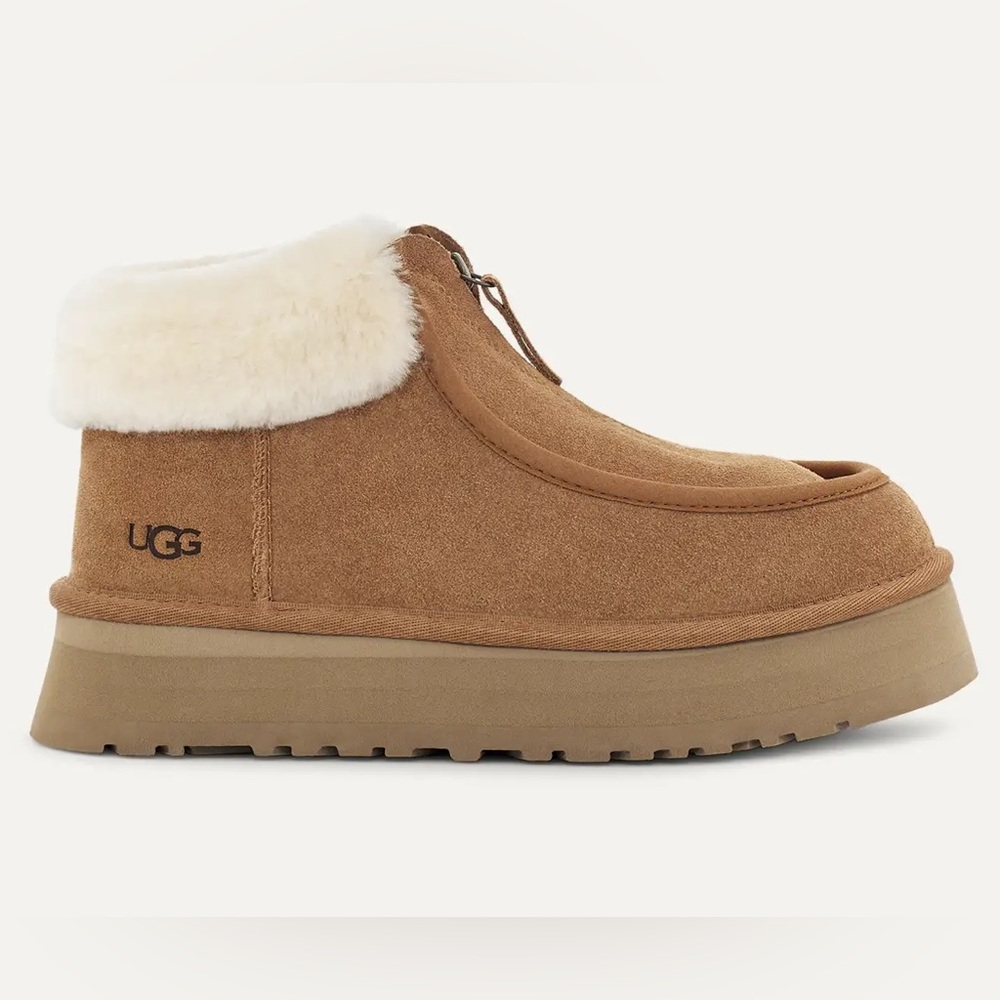 UGG Funkette Boots - Chestnut Suede (Sold Out Online)w - Picture 1 of 7